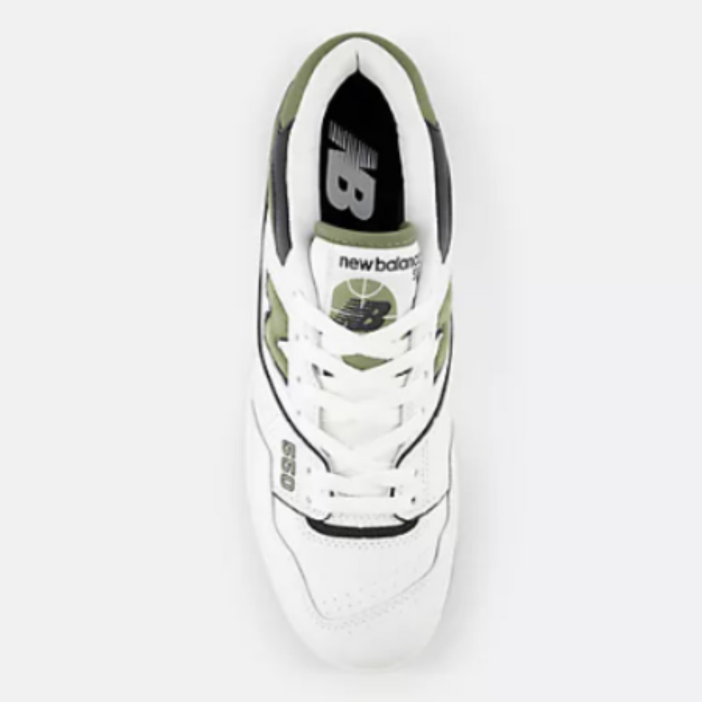 Men's 550 New Balance "White Dark Olivine"