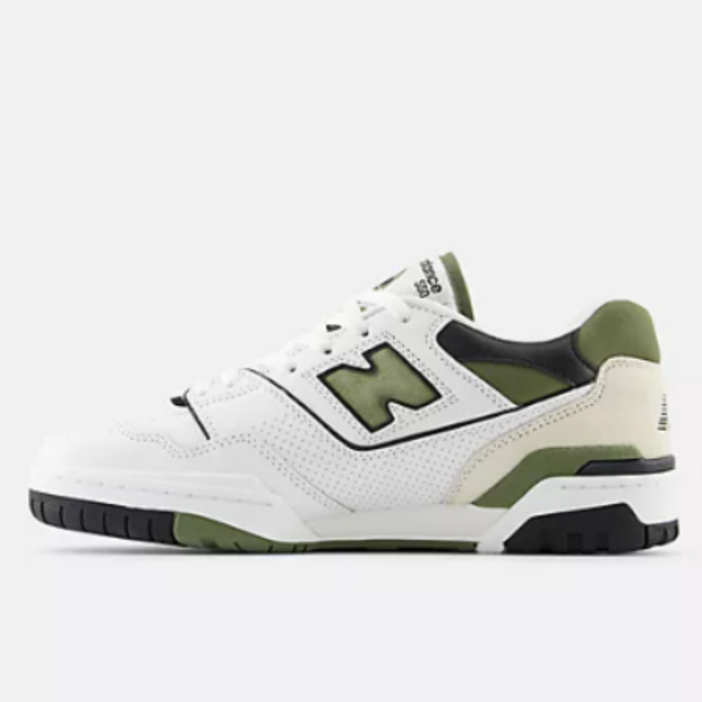 Men's 550 New Balance "White Dark Olivine"