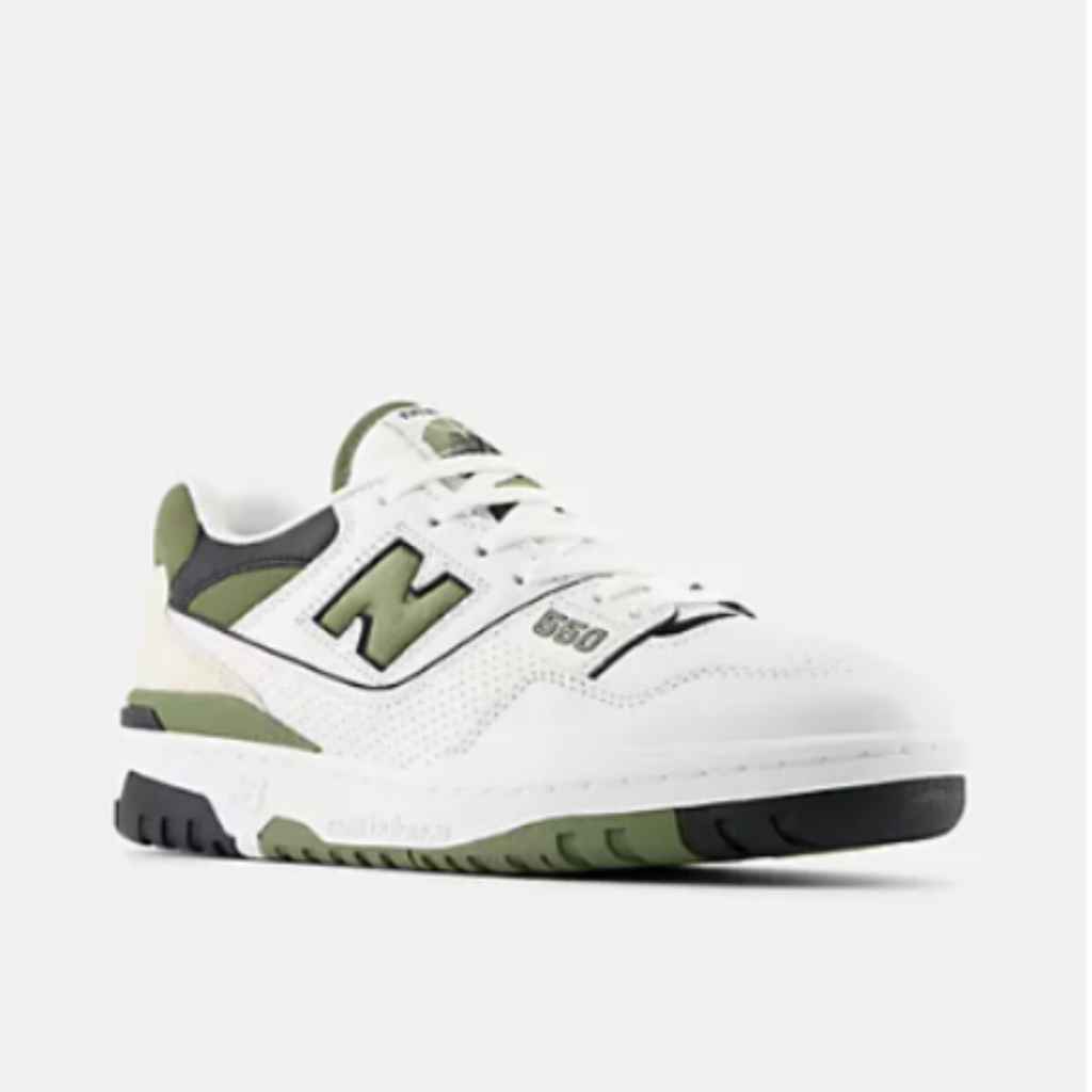 Men's 550 New Balance "White Dark Olivine"