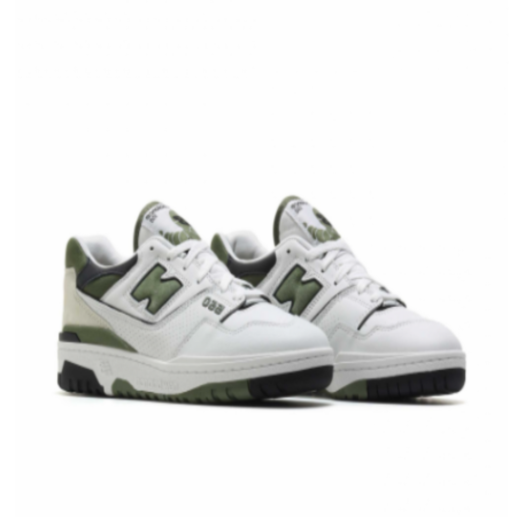 Men's 550 New Balance "White Dark Olivine"