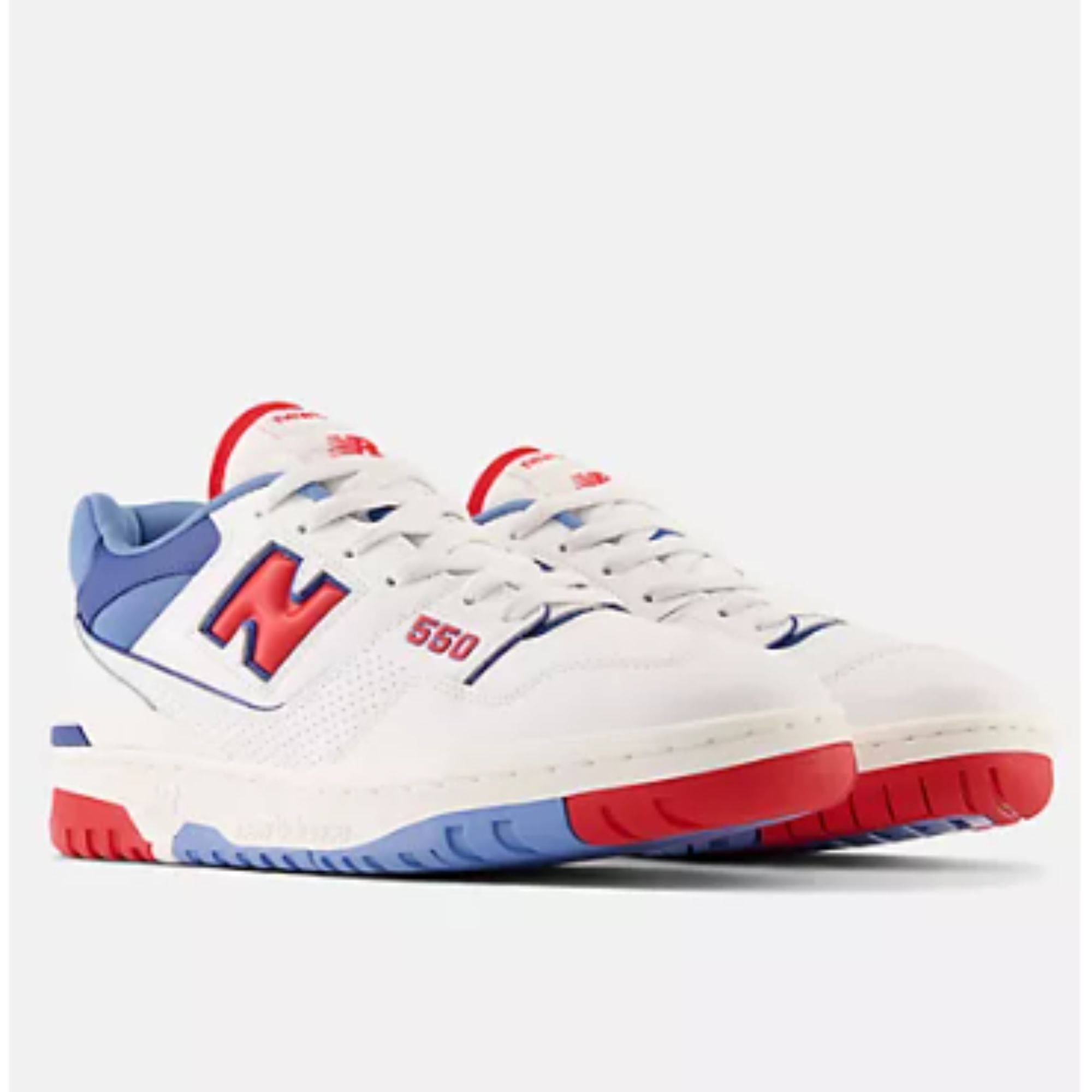 New balance red white and blue best sale