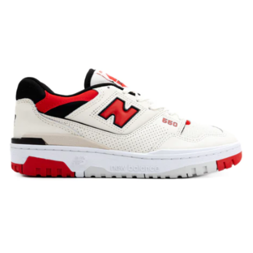 Men's 550 New Balance "Sea Salt True Red"