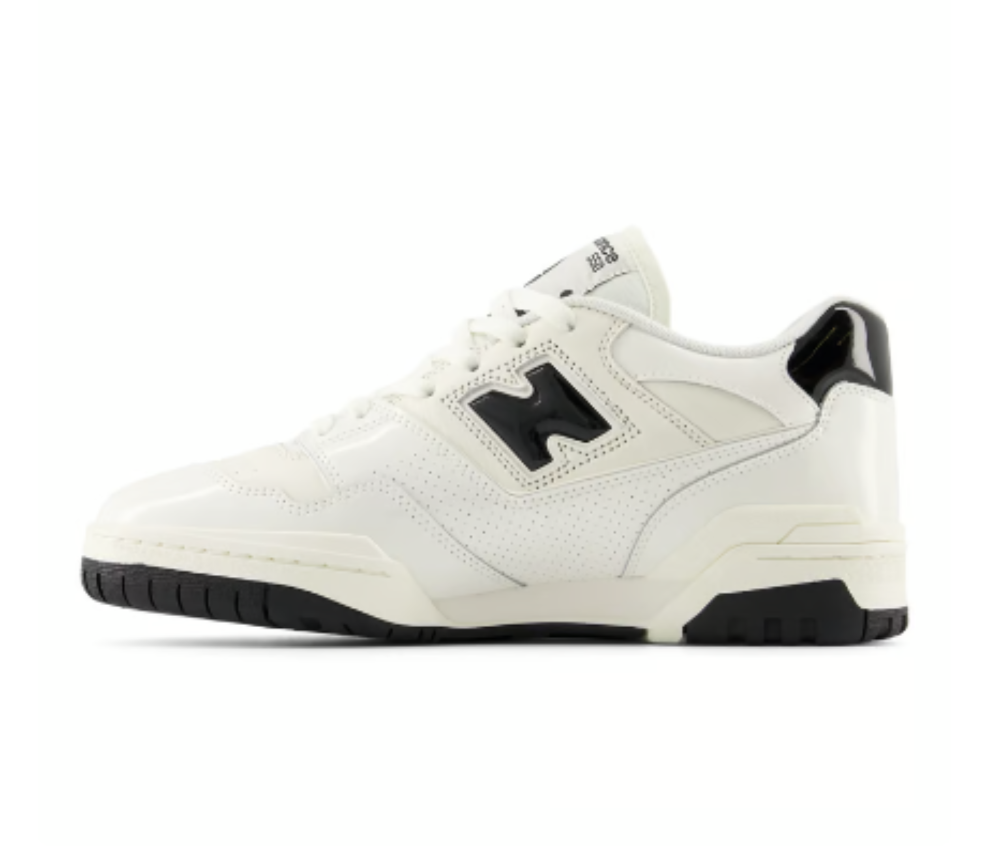 Men's 550 New Balance "Sea Salt Black Patent"