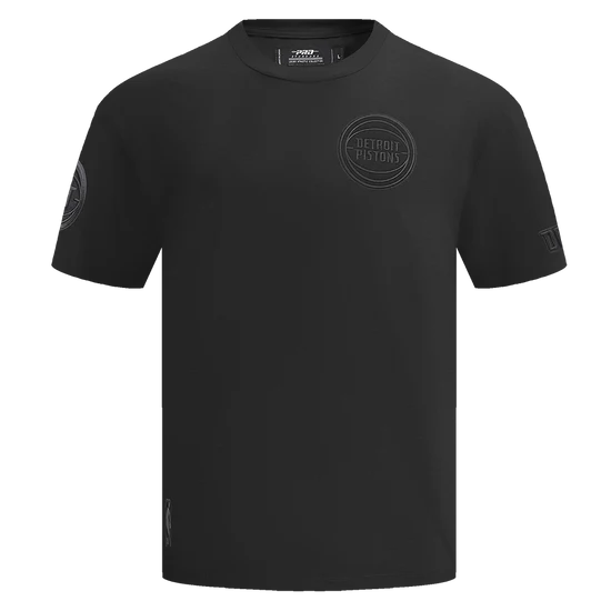 Men’s Pro Standard NBA Detroit Pistons Neutral Cotton Jersey Drop Shoulder Tee