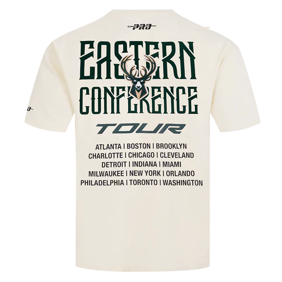 Men's Pro Standard NBA Milwaukee Bucks City Tour 2.0 Drop Shoulder