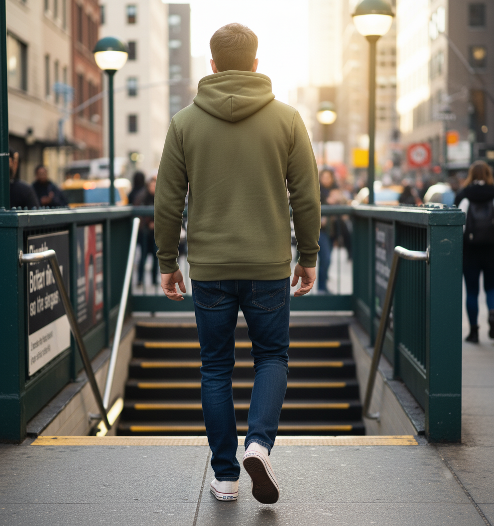 Men's TCI PO Hoodie OG Olive Blk