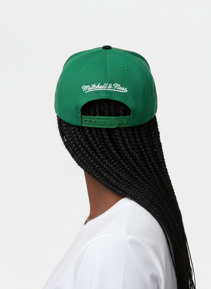 Mitchell And Ness NBA Boston Celtics Denim Beak Snapback