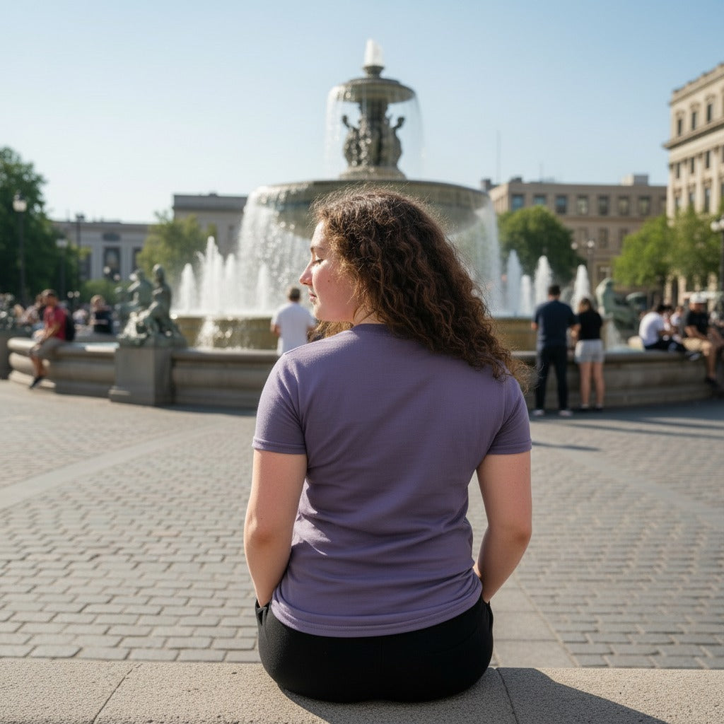 The Closet Inc Women T-Shirt - ORCHID WITH PINK C