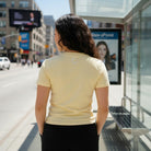 The Closet Inc Women T-Shirt - Stone With White C