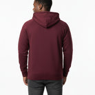 Men's The Closet Inc. Zip Fleece Top (Burgundy)