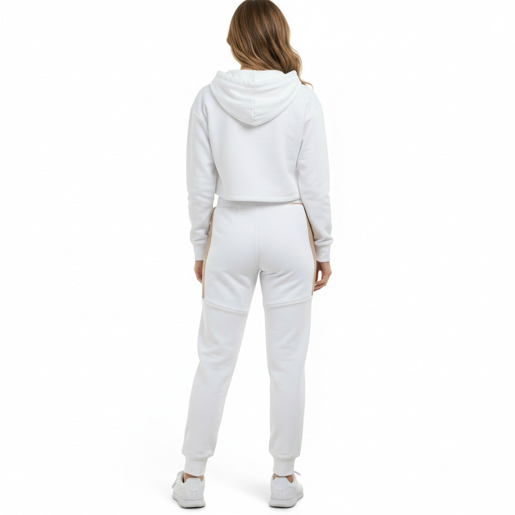 Women's TCI Tech Fleece Zip Pants (Sand/White)