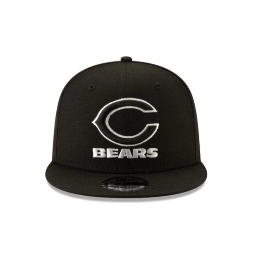 Chicago Bears New Era Black & White 9FIFTY Snapback