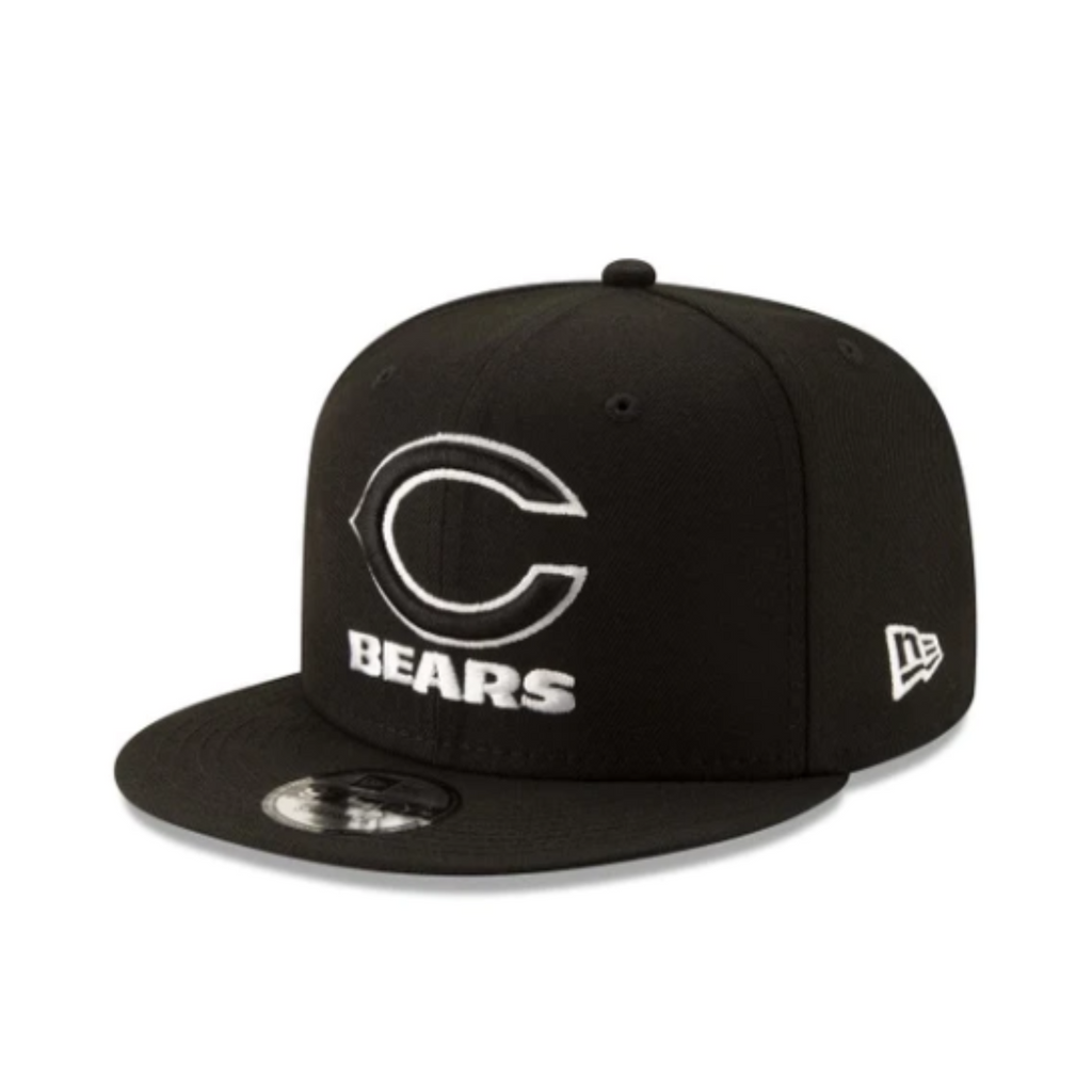 Chicago Bears New Era Black & White 9FIFTY Snapback