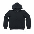 The Closet Inc Women's Fleece Zipper Plain Black