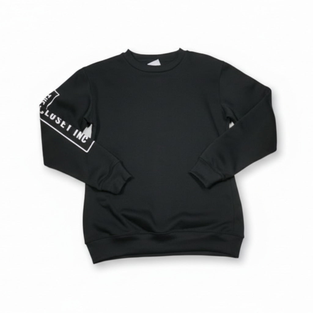 Women's Crew Fleece Top (Black)