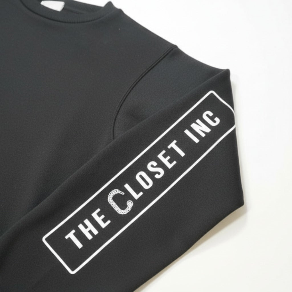 Women's Crew Fleece Top (Black)