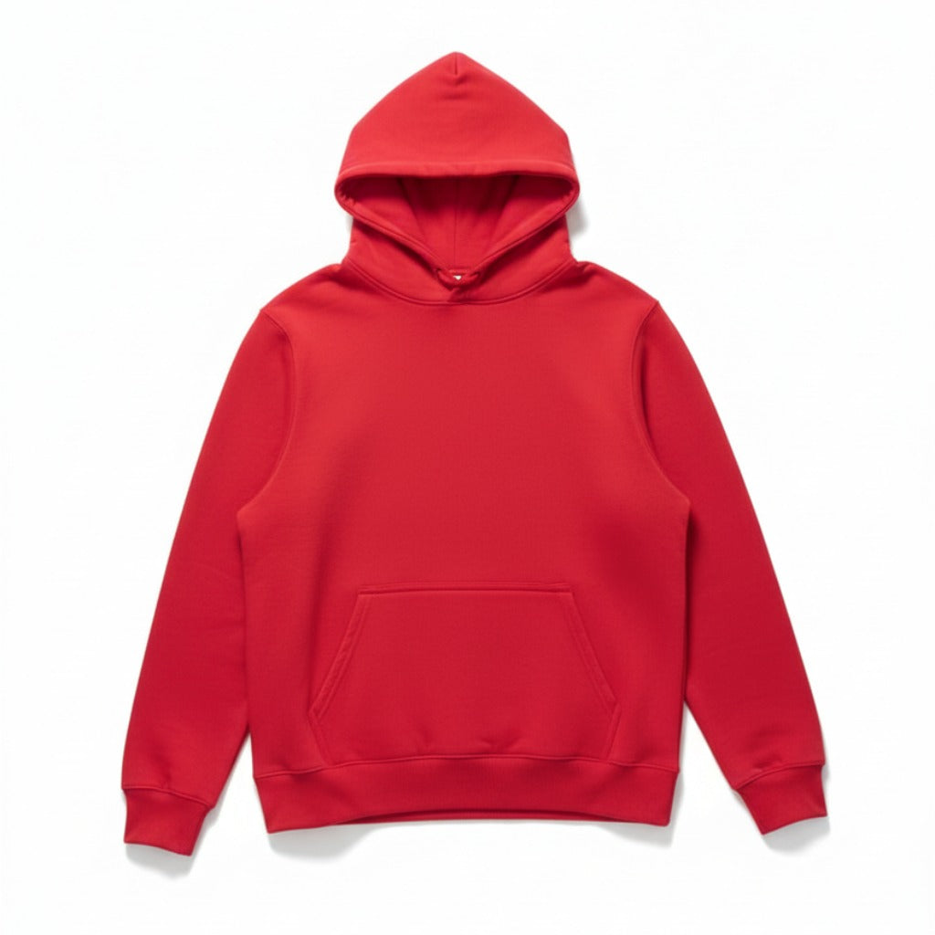 The Closet Inc Women's Fleece Pull Over Plain Red