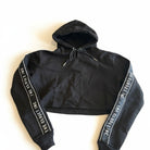 Women's The Closet Inc. Pull Over Tape Crop Top - Black