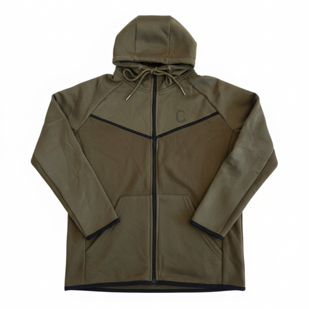Men's The Closet Inc. Tech Fleece Zip Hoodie - Green
