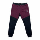 Men's The Closet Inc. Tech Fleece Zip Pants (Black/Burgundy)
