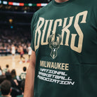 Men's Pro Standard NBA Milwaukee Bucks City Tour 2.0 Drop Shoulder