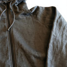 The Closet Inc Men's Fleece Zipper Plain Charcoal