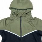 Women's TCI Tech Fleece Zip Hoodie (Green/Black)