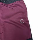 Men's The Closet Inc. Tech Fleece Zip Pants (Black/Burgundy)
