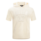 Men's Pro Standard NFL Buffalo Bills Josh Allen #17 Neutral Men's Short Sleeve Pullover Hoodie