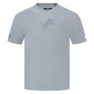 Men's Pro Standard NFL Detroit Lions Reverse French Terry Cotton Jersey Drop Shoulder Tee