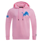Men's/Women's Pro Standard Detroit Lions Classic Chenille NFL PO Hoodie "Pink"