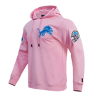Men's/Women's Pro Standard Detroit Lions Classic Chenille NFL PO Hoodie "Pink"