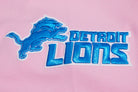 Men's/Women's Pro Standard Detroit Lions Classic Chenille NFL PO Hoodie "Pink"