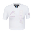 Women’s Pro Standard NFL Detroit Lions Hologram Single Jersey Boxy Tee