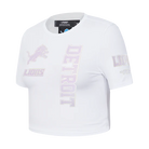 Women’s Pro Standard NFL Detroit Lions Hologram Single Jersey Boxy Tee