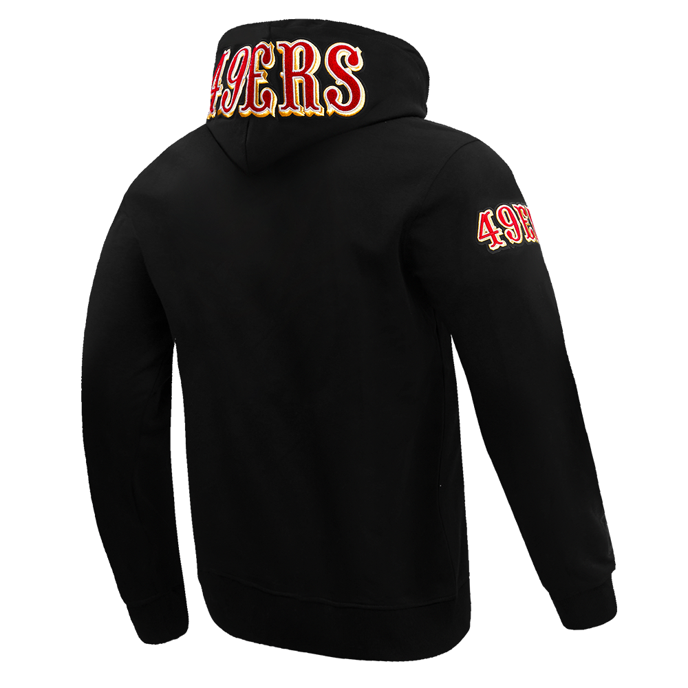 Men's Pro Standard NFL San Fransico 49ERS Classic Chenille Double Knit PO Hoodie