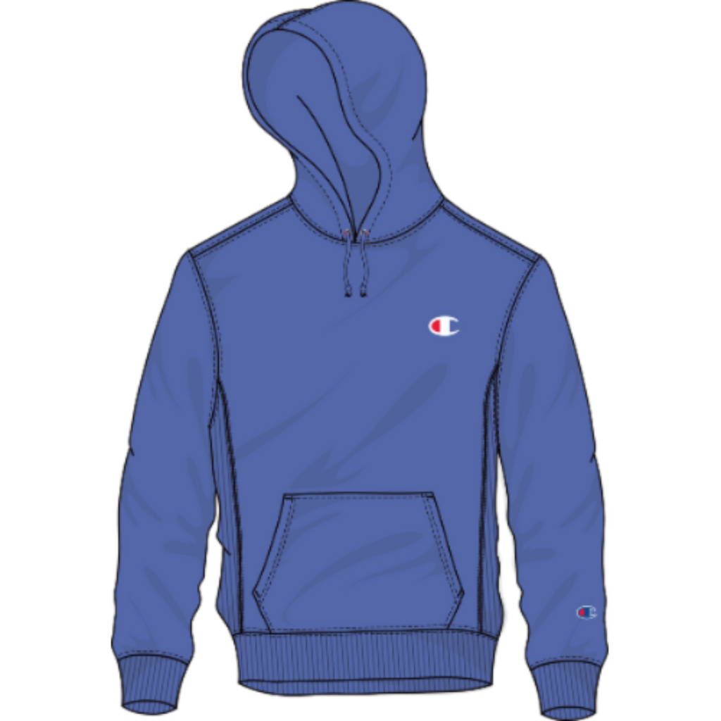 Men’s Champion Life Reverse Weave Hoodie "Deep Forte Blue"