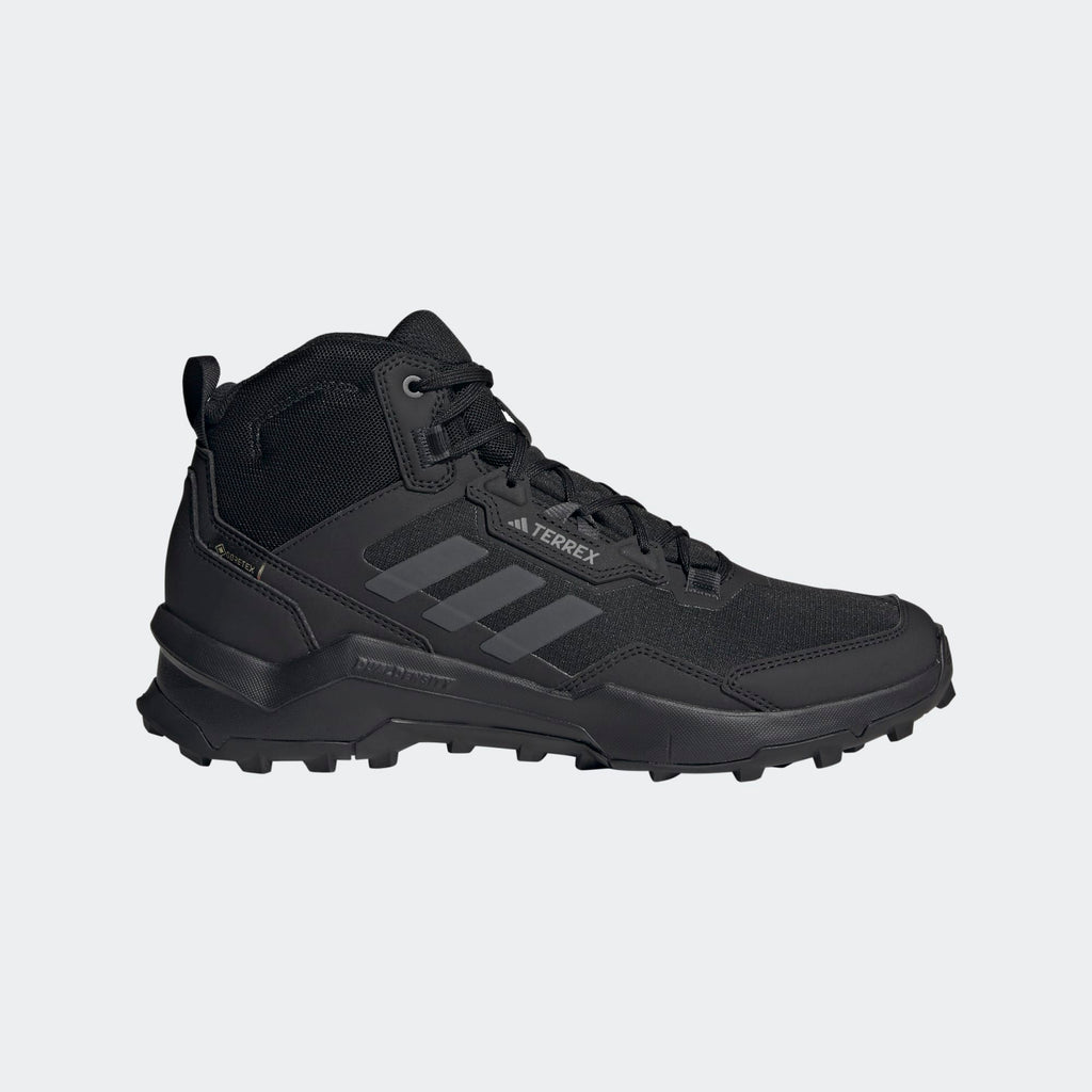 Men's Adidas Terrex AX4 Mid GORE-TEX Hiking Shoes "Black Carbon"