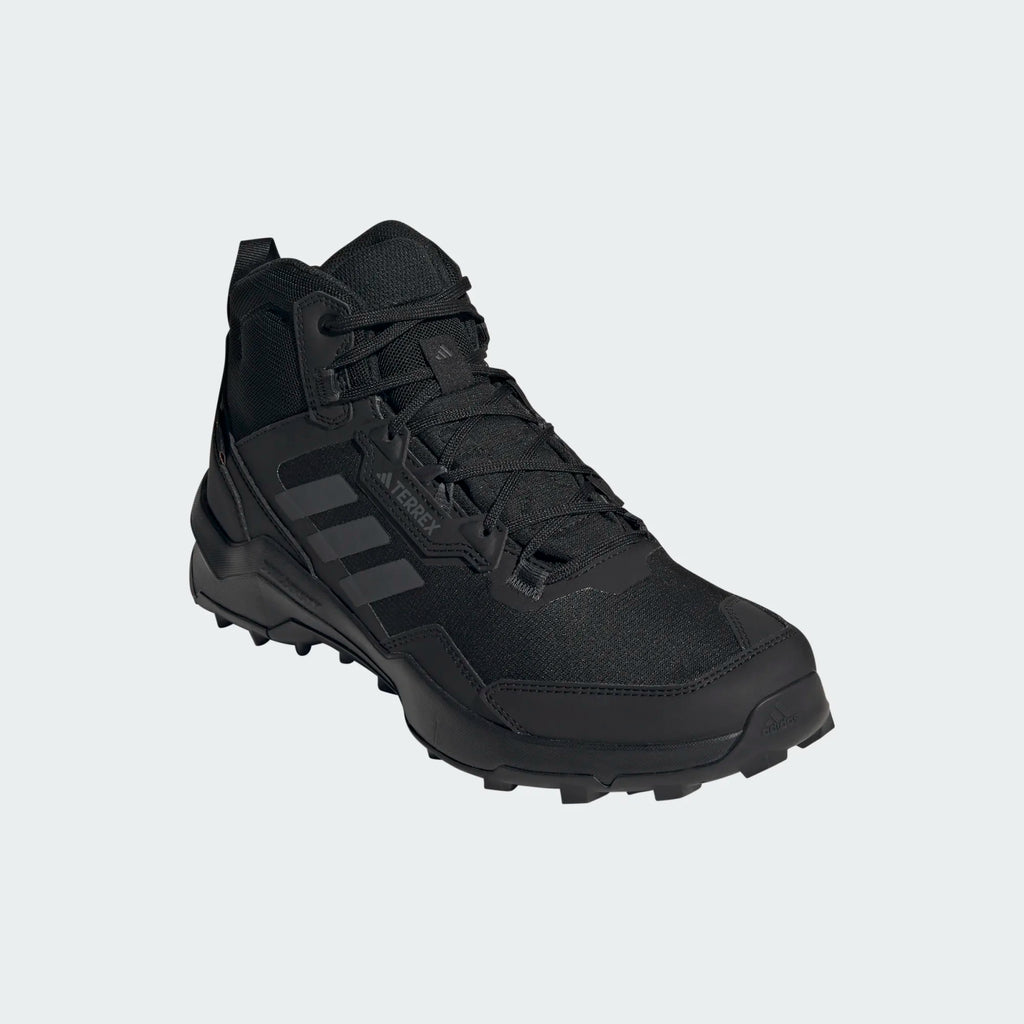 Men's Adidas Terrex AX4 Mid GORE-TEX Hiking Shoes "Black Carbon"