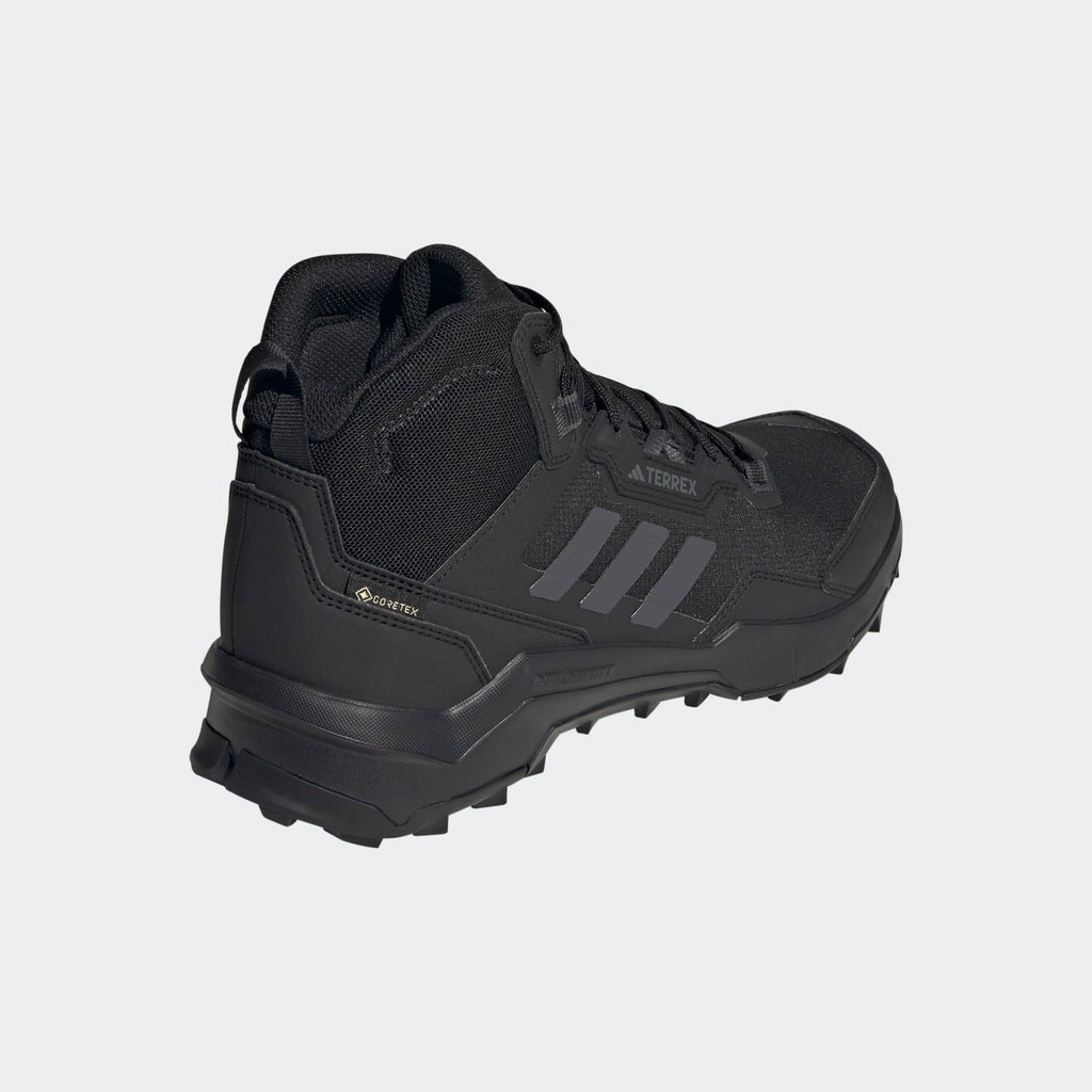 Men's Adidas Terrex AX4 Mid GORE-TEX Hiking Shoes "Black Carbon"