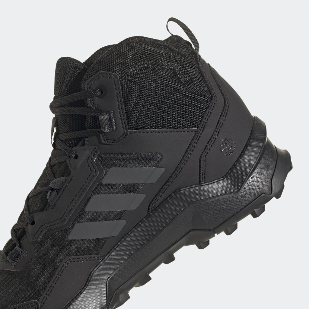 Men's Adidas Terrex AX4 Mid GORE-TEX Hiking Shoes "Black Carbon"