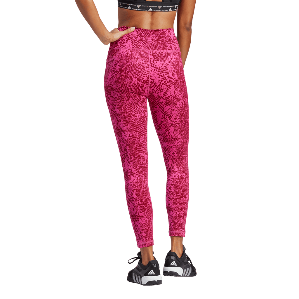 Women's Adidas Stash Pocket Training Animal Print 7/8 Leggings