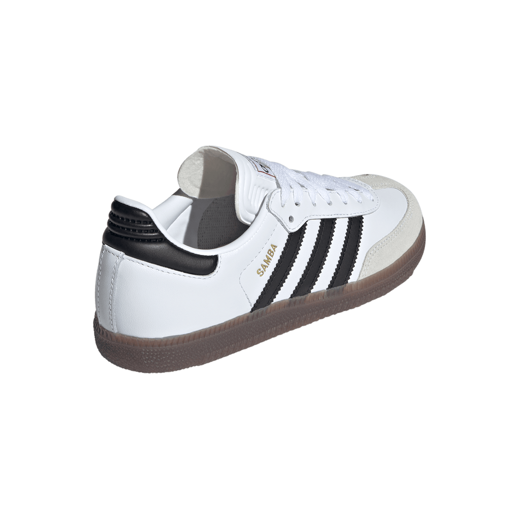 Big Kids' Adidas Samba Classic J "White Black Gum" (Unisex)