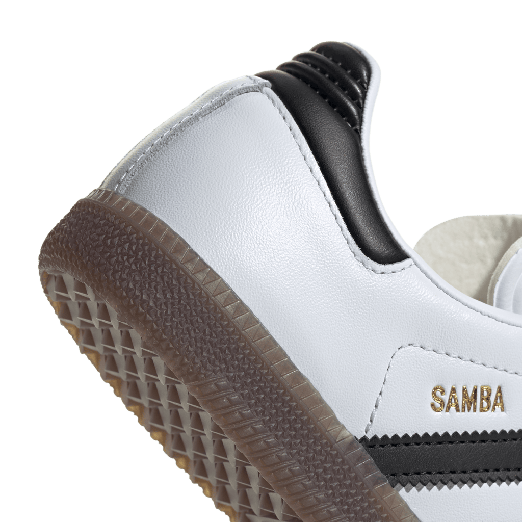 Big Kids' Adidas Samba Classic J "White Black Gum"
