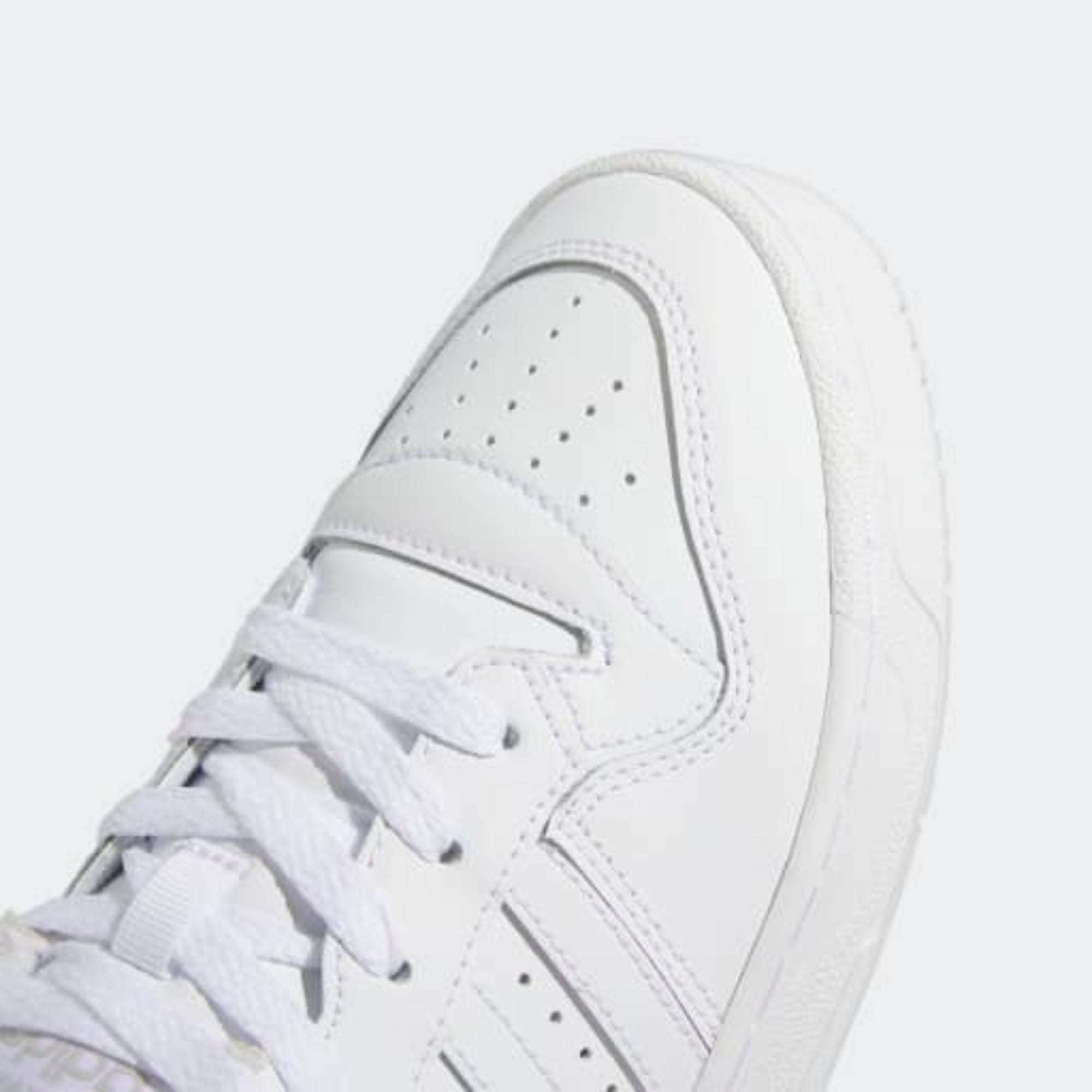 Big Kids' Adidas Rivalry Low "Cloud White Grey"