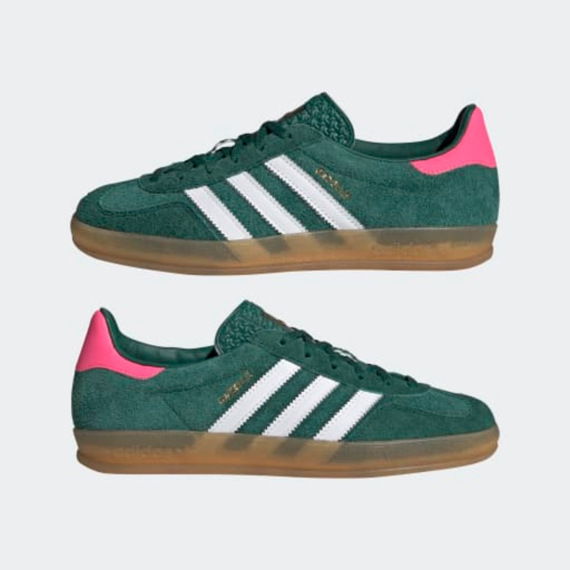 Women's Adidas Originals Gazelle Indoor Shoe "Collegiate Green Lucid P The Closet Inc. Women's Adidas Originals Gazelle Indoor Shoe "Collegiate Green Lucid P The Closet Inc.