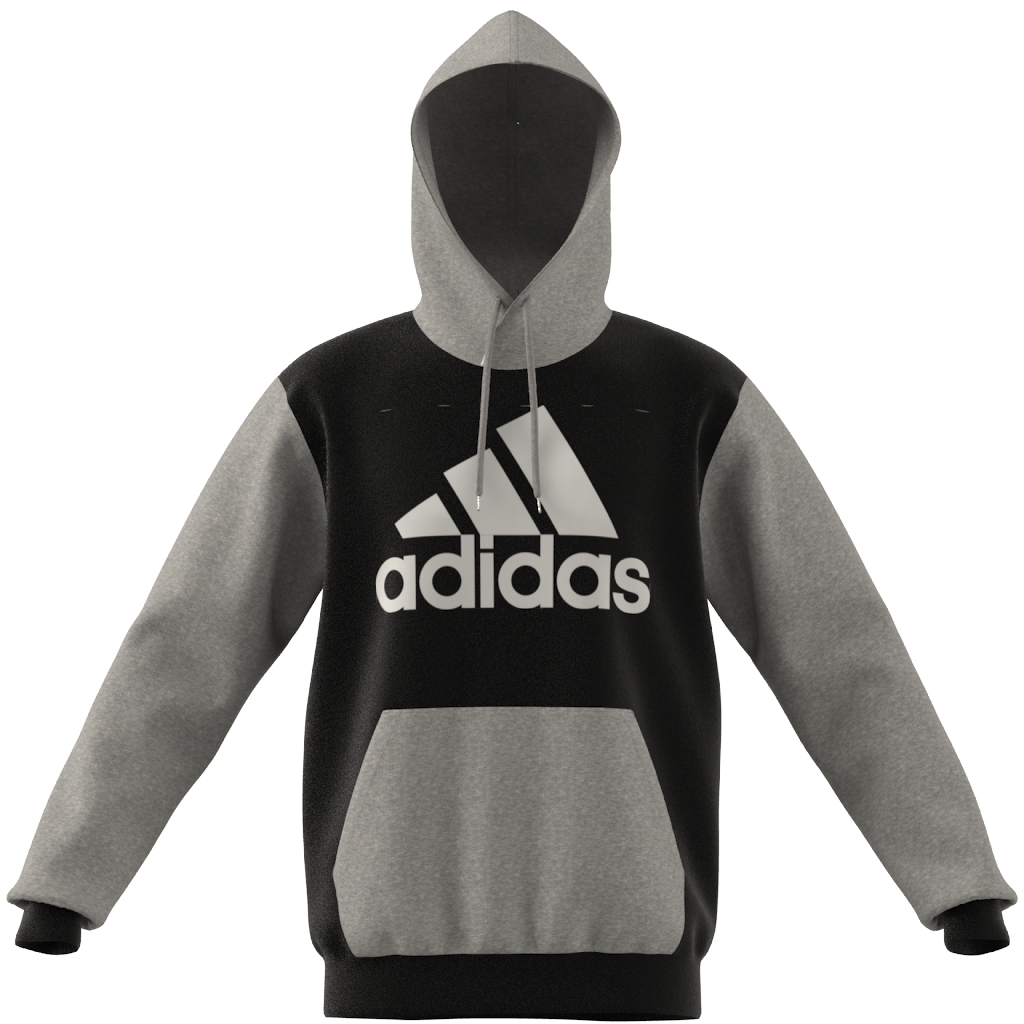 Men s Adidas Essentials Fleece Big Logo Hoodie