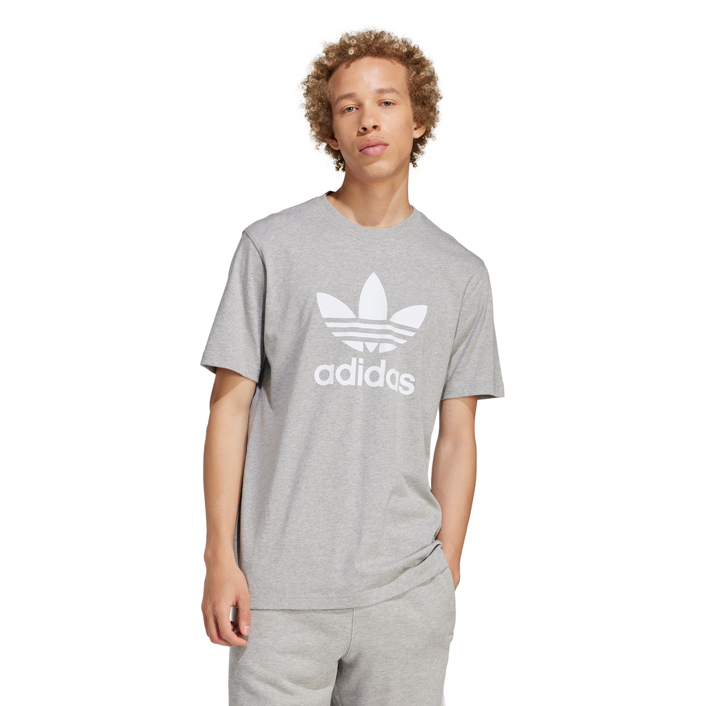 Men's Adidas Adicolor Trefoil Tee "Grey"