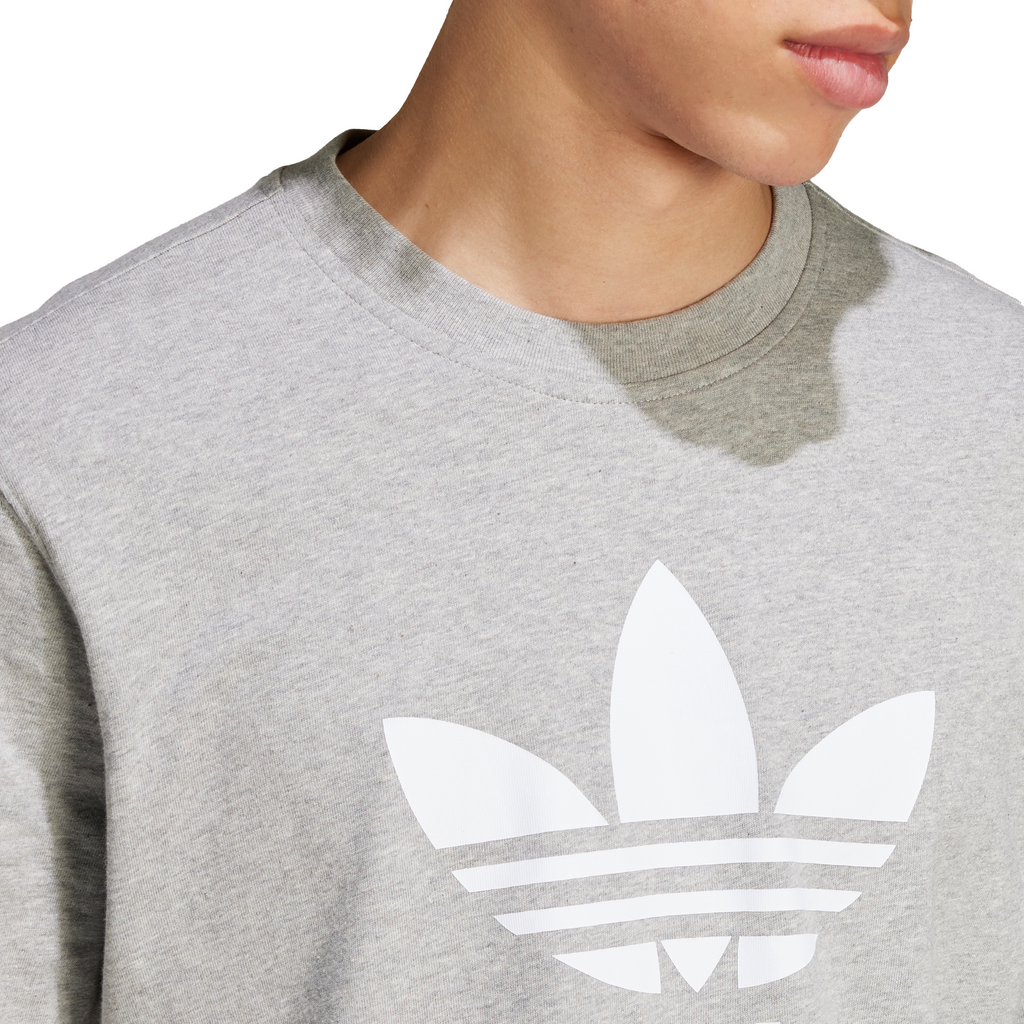 Men's Adidas Adicolor Trefoil Tee "Grey"