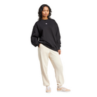 Women's Adidas Essentials Fleece Long Oversized Crew